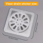 20Pack Disposable Shower Drain Hair Catcher, Drain Hair Catcher Waterproof Mesh Stickers for Bathroom Accessories