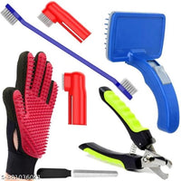 Grooming Kit for Pet (Multicolor, Set of 7)